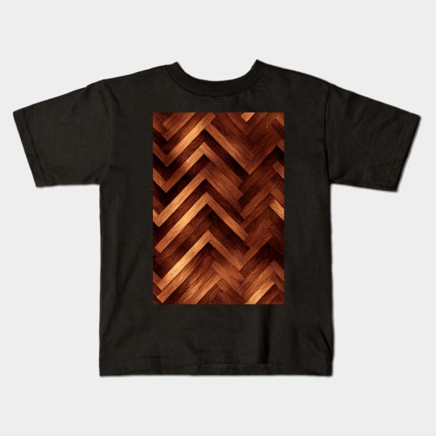 Wood pattern, a perfect gift for any woodworker or nature lover! #45 Kids T-Shirt by Endless-Designs